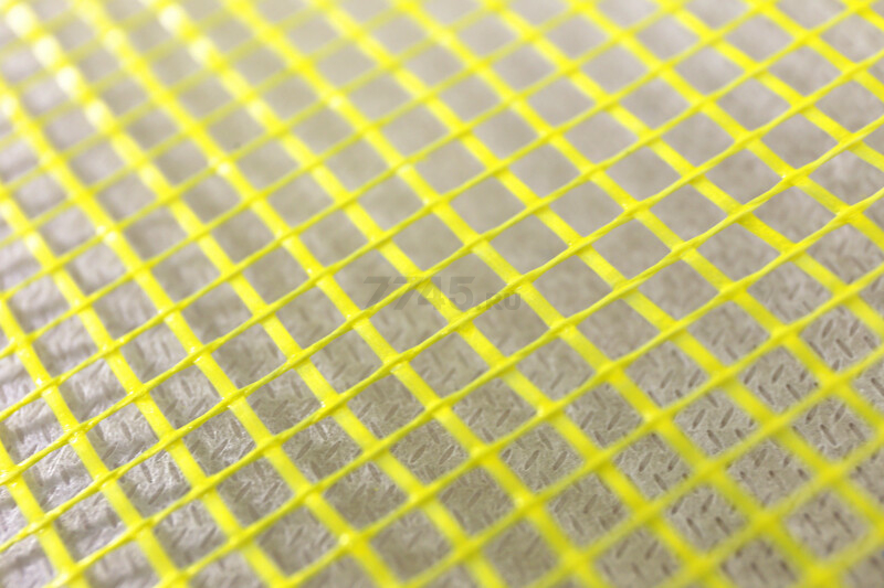 Стеклосетка фасадная 5х5 мм 1х50 м X-GLASS Pro желтая - Фото 3